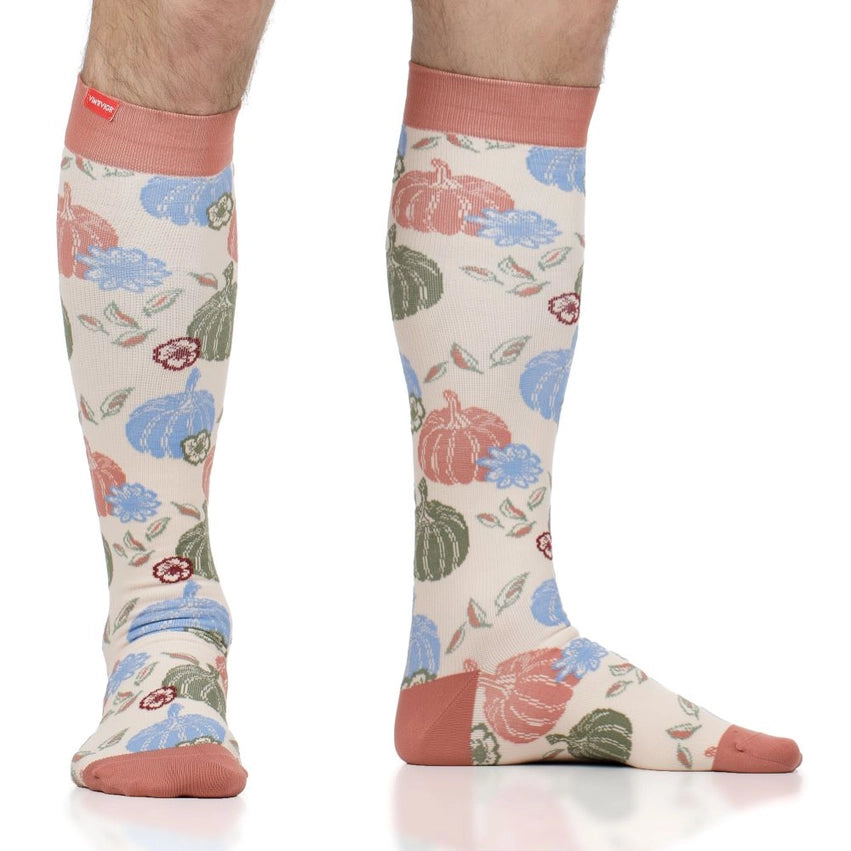Cotton Fall Harvest 15-20 mmHg Knee High Compression Socks