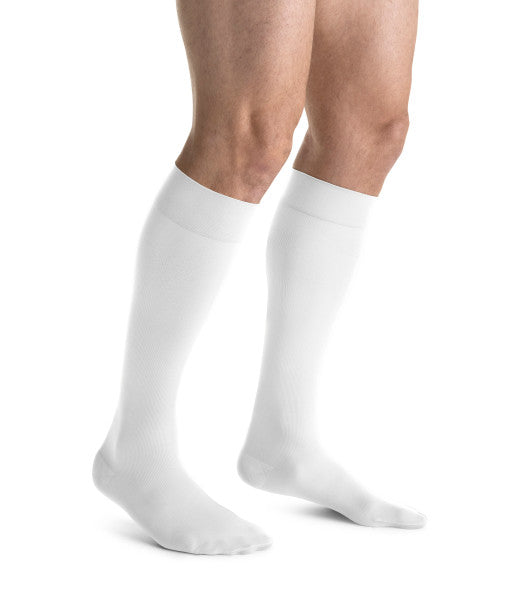 Jobst forMen 8-15 mmHg White Socks
