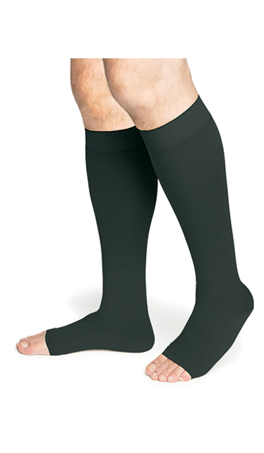 Sigvaris 30-40 mmHg Secure Hybrid Knee High Open Toe for Men & Womdn