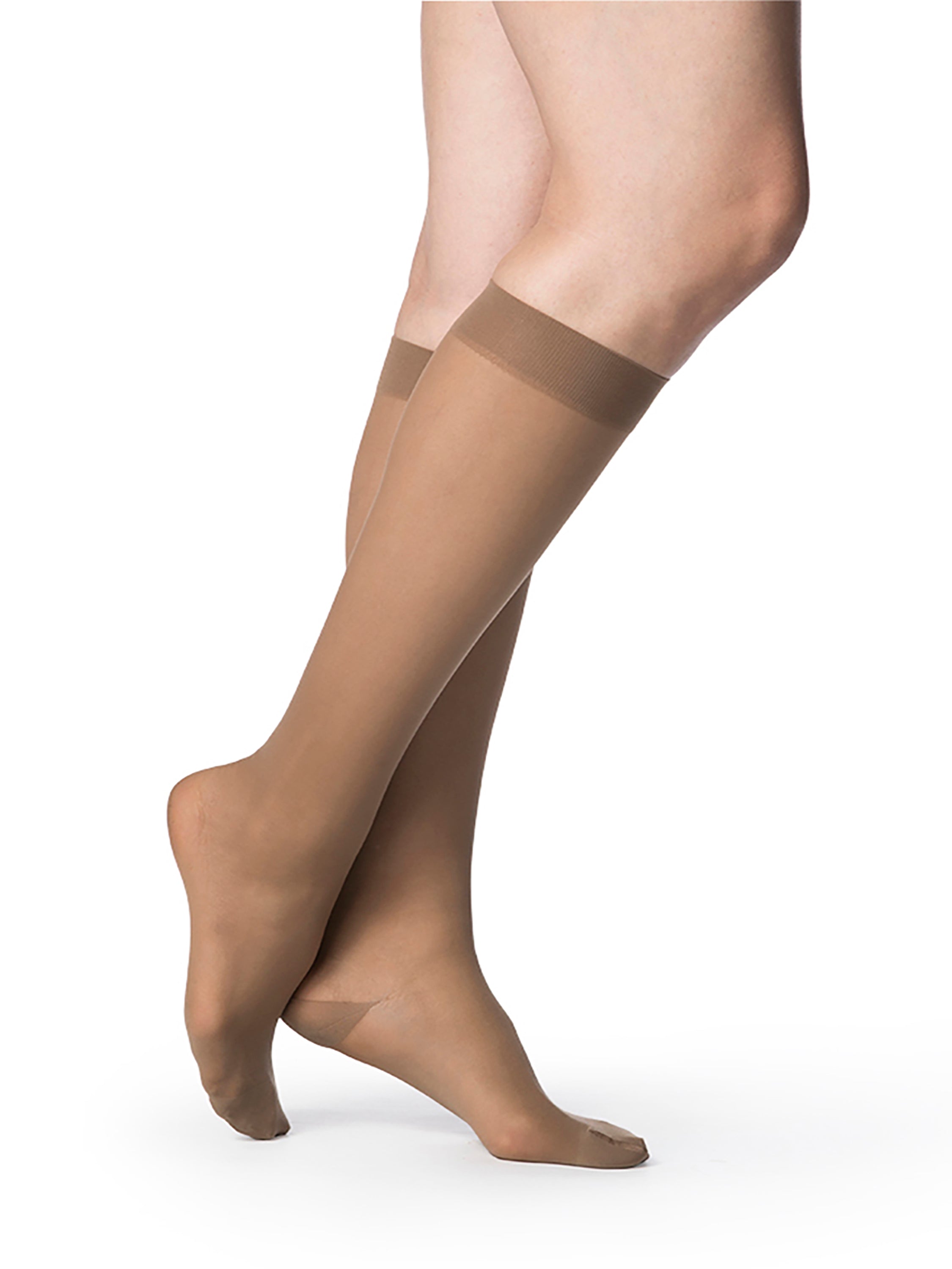 Sigvaris Style Sheer Knee High in Closed Toe Fashion Colors