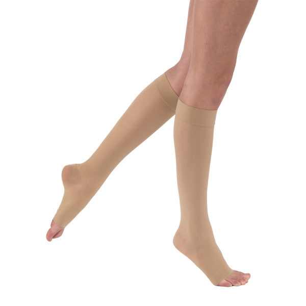 Jobst Women's UltraSheer OPEN Toe Knee High PETITE Length