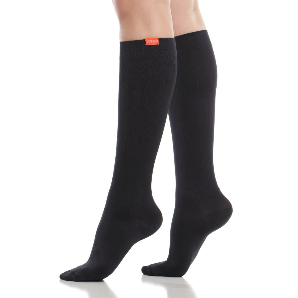 Merino Wool 15-20 mmHg Compression Knee High Socks
