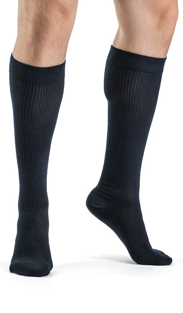 Sigvaris Men's Casual Cotton 15-20 mmHg Sock